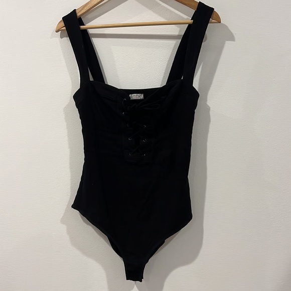 Free People Philo Bodysuit Black size small - Picture 3 of 9
